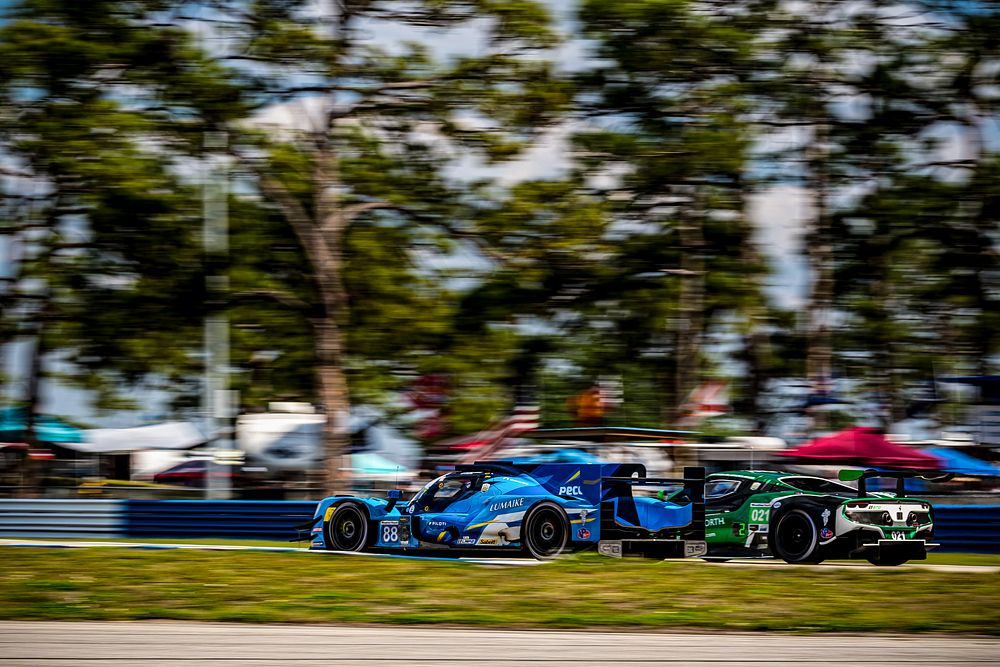 Nicklas Nielsen sendt ud af kampen på Sebring
(Foto: AF Corse)
